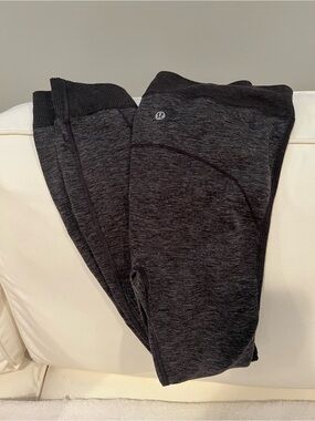 lululemon athletica Dark Gray Heather Leggings
